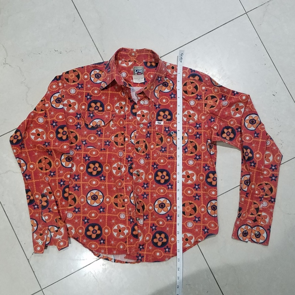 Cruel Girl snap front long sleeve shirt